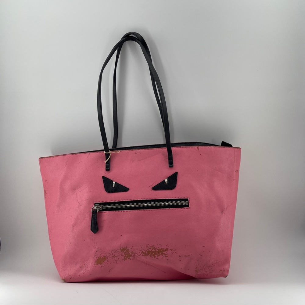 Fendi Vintage Monster Eyes Tote Bag